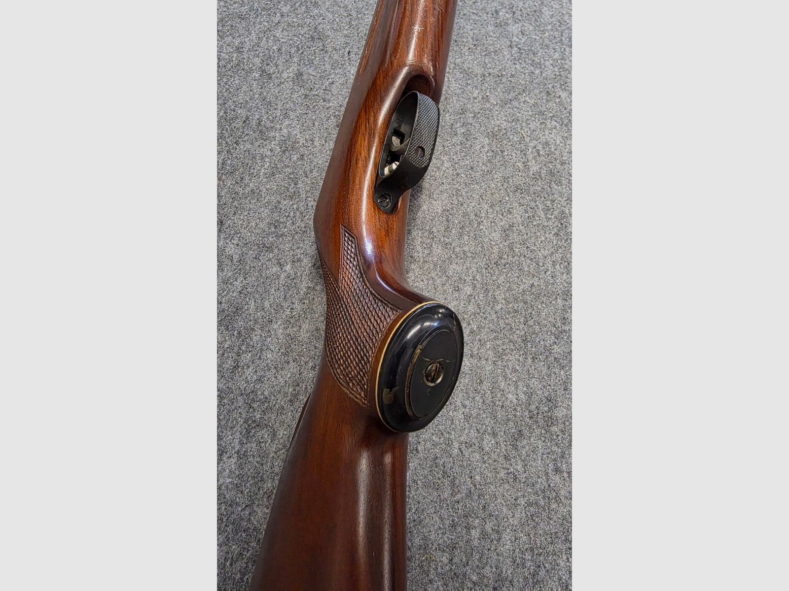 Mit seltenem Luxusschaft Weihrauch HW 35 von 1968 ohne F-Zeichen Knicklauf Luftgewehr Kaliber 4,5 mm HW35