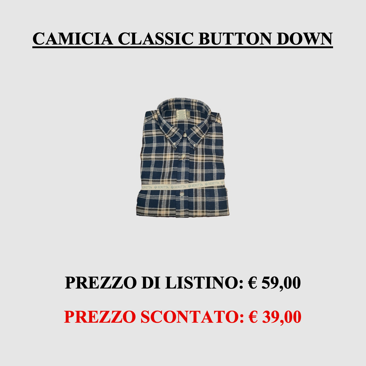 Beretta – SPORT CLASSIC BUTTON DOWN, afbeelding 1 van 2