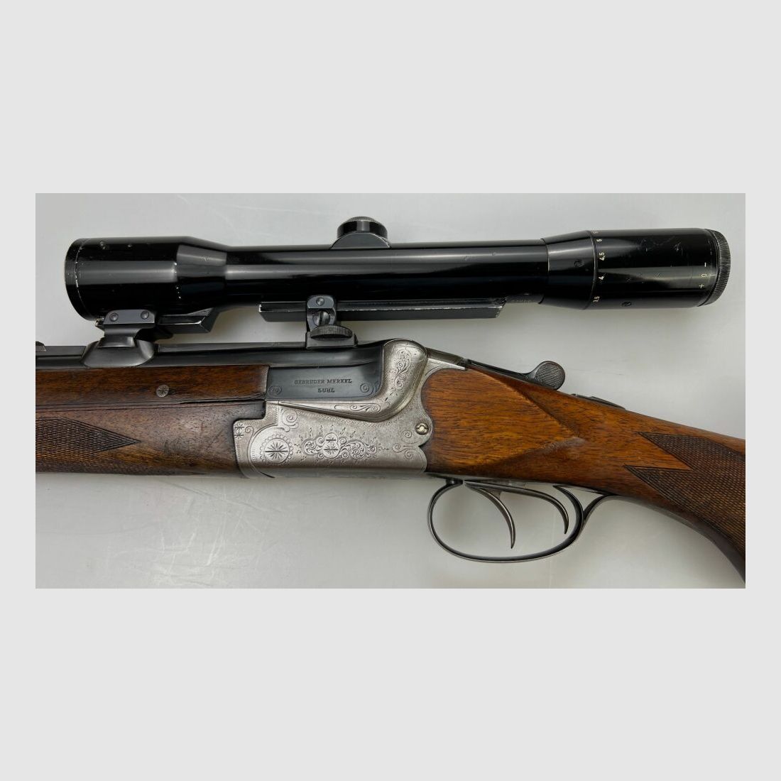 Merkel 210 double-barreled shotgun