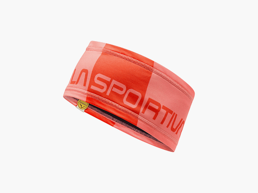 KAPPEL – LA SPORTIVA – DIAGONAL HEADBAND Papaya/Kirschrot