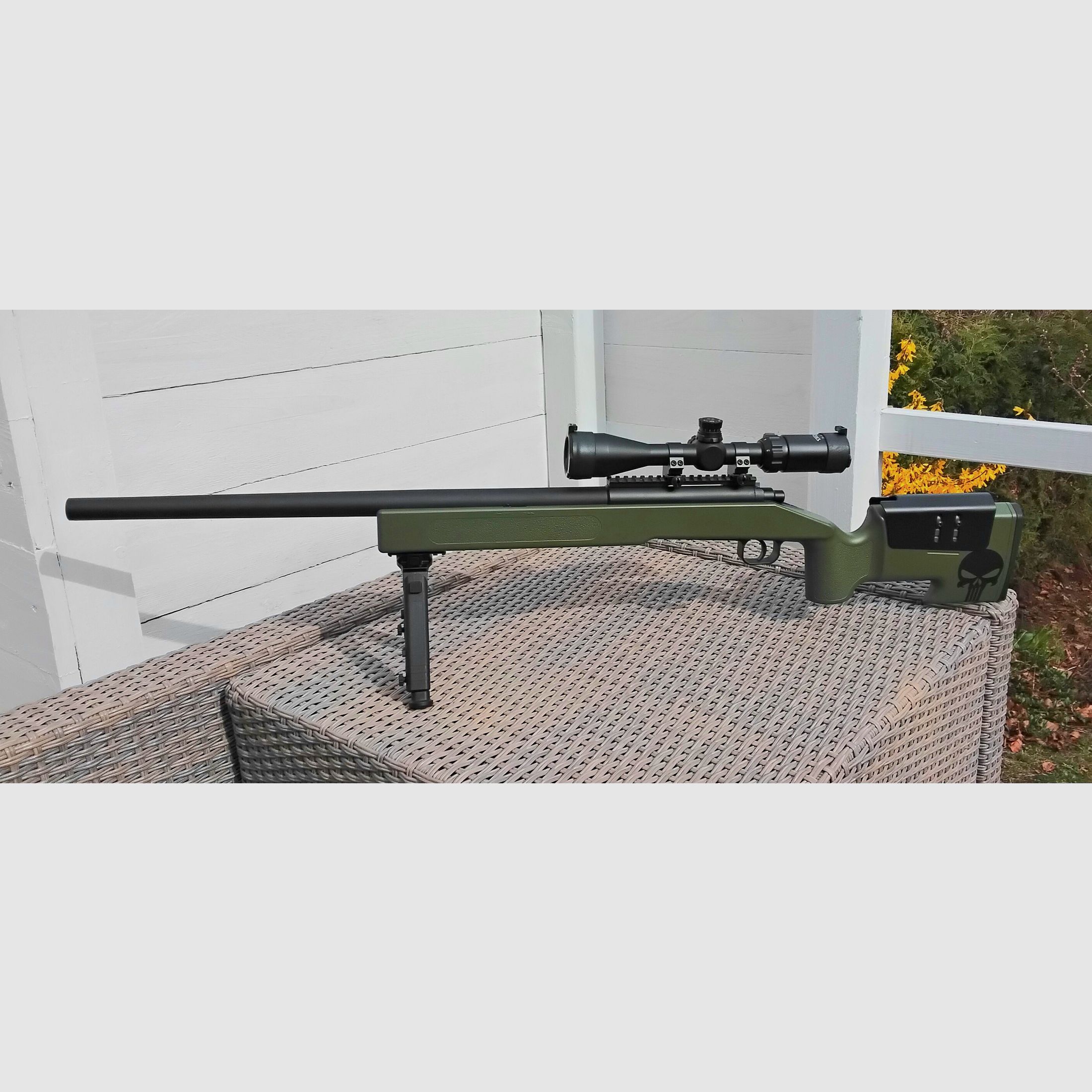 ASG McMillan M40A3 Sportline Karabin snajperski Bolt Action Springer 6mm BB Oliwkowy Marynarka Wojenna