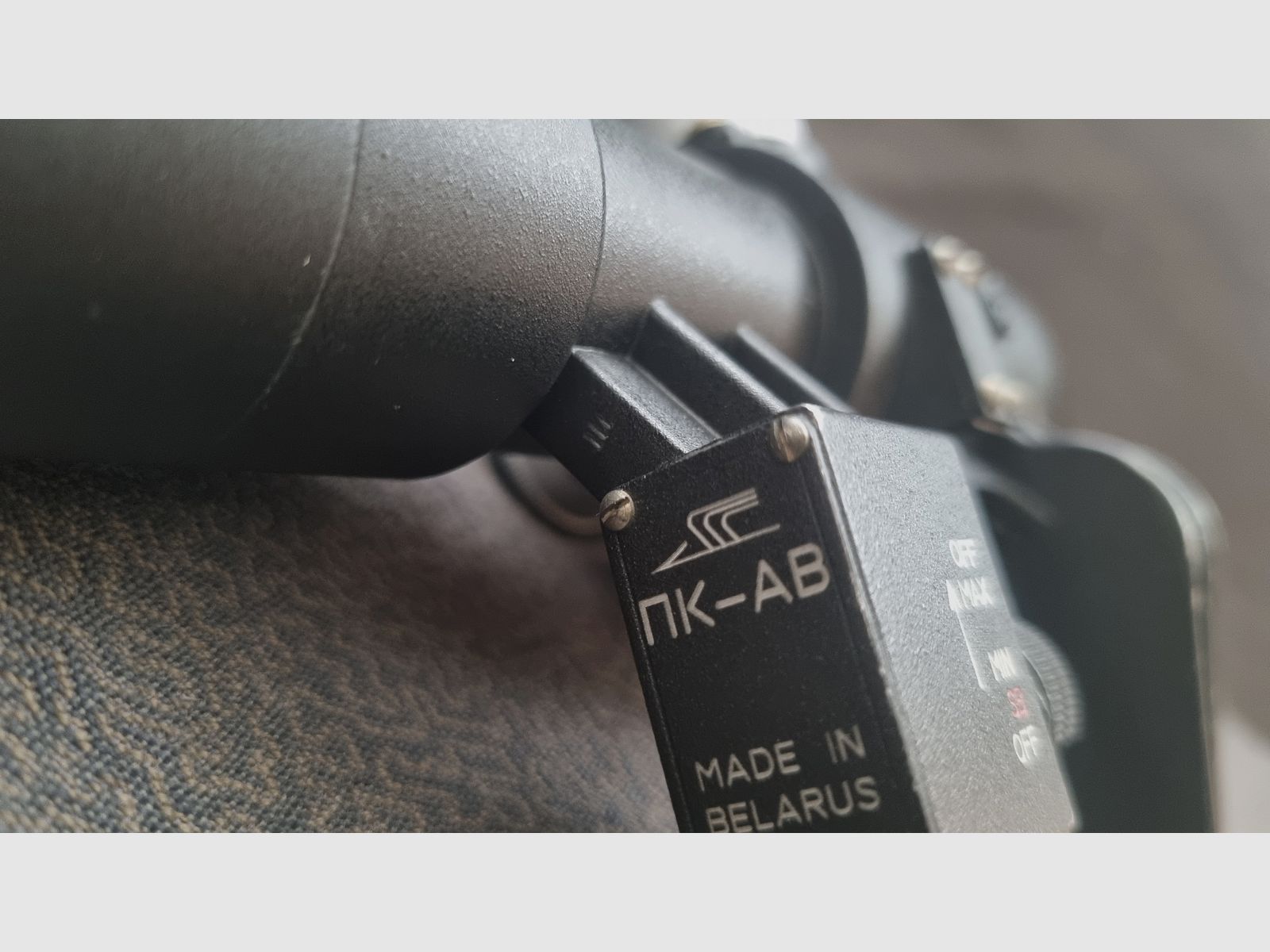 Collimatore russo BelOMO PK-AV per AK74 Kalaschnikow, Dragunow +++ Telescopio mirino con punto rosso URSS +++