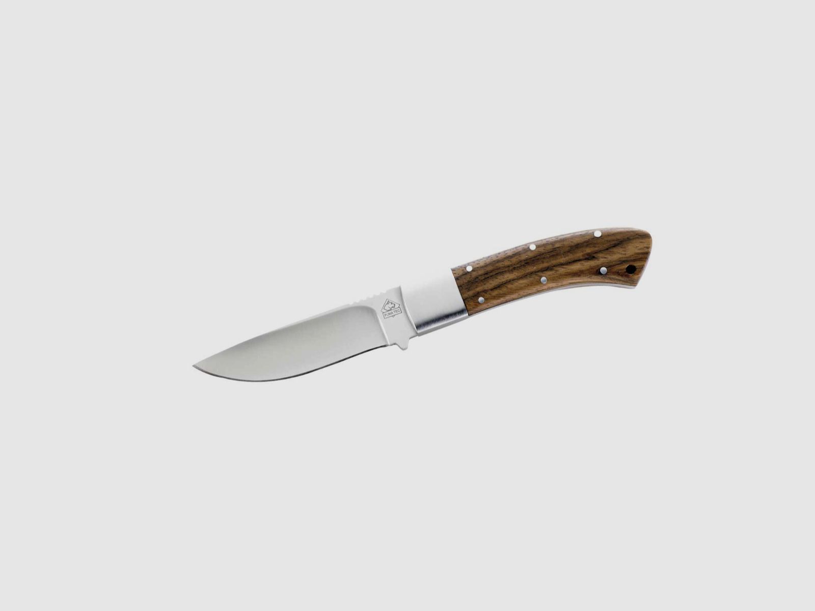 PUMA TEC ZEBRAWOOD Gürtelmesser mit Lederscheide