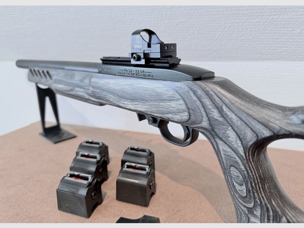 Ruger 10/22 Target Lite – Noblex Red Dot – 5 Chargeurs