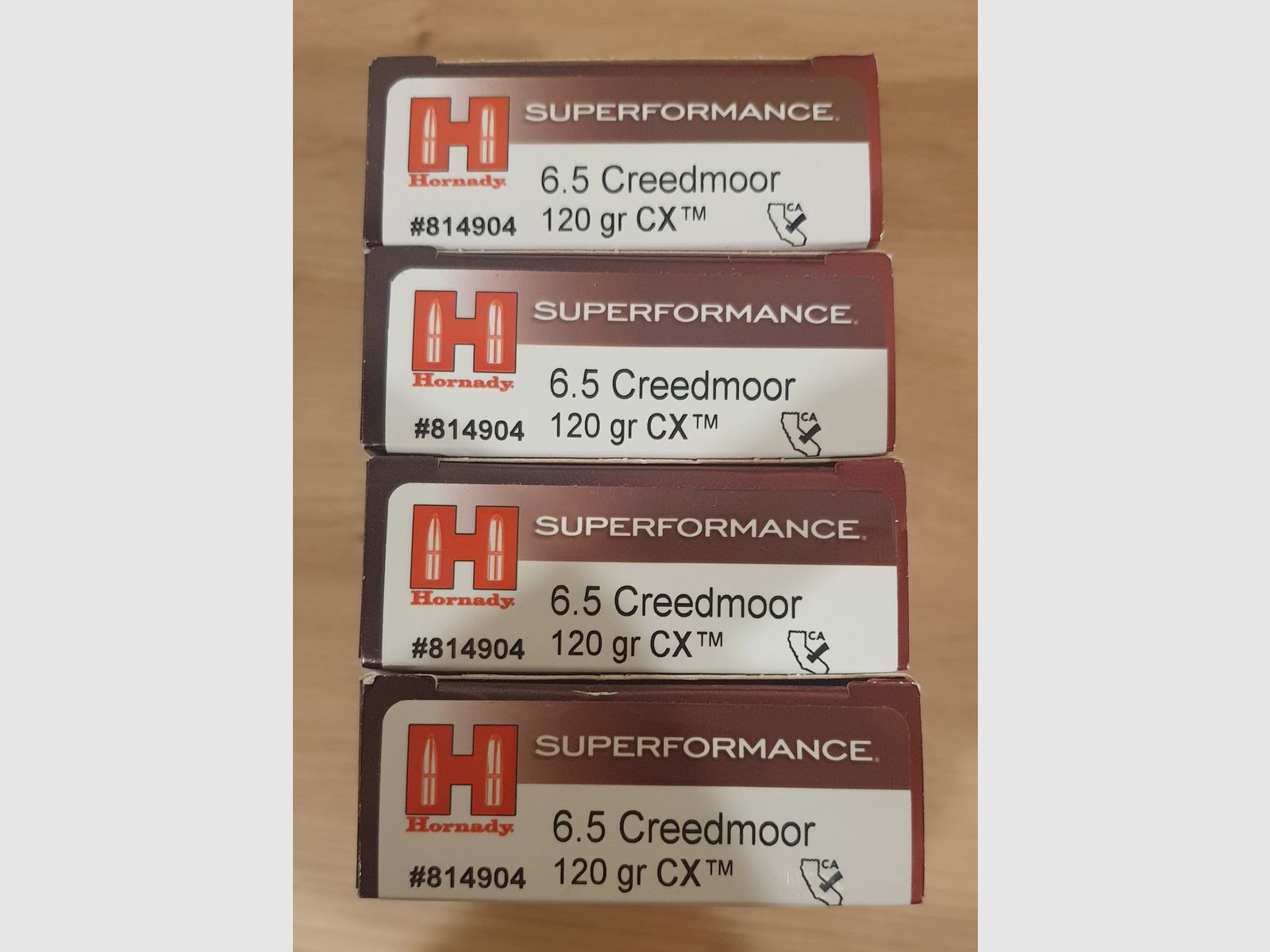 6,5 creedmoor Hornady 120gr CX