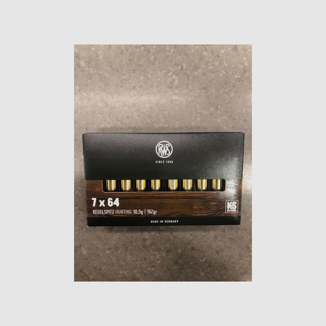 RWS CARTRIDGES 7 X 64 GR 162 KS, image 1 of 3