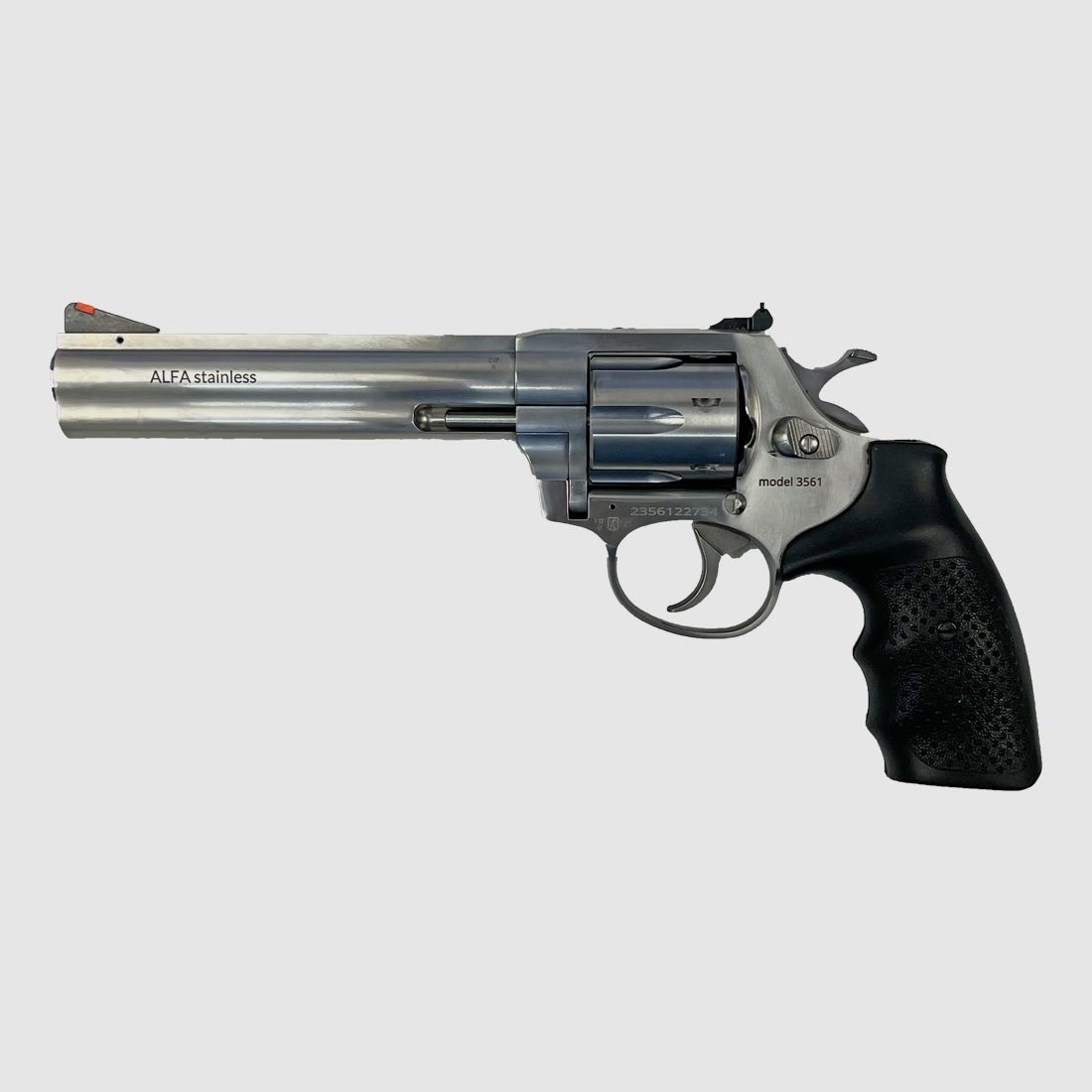 ALFAPROJ Revolver 3561 stainless Kal. .357Mag 6 Zoll