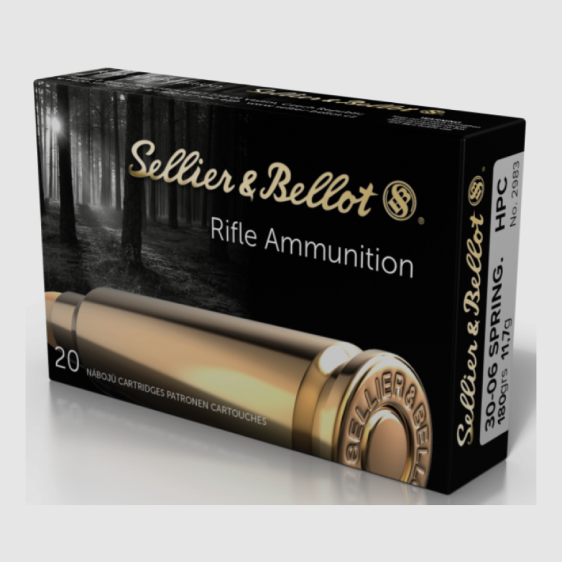 30-06 Springfield S&B HPC 180gr VE20