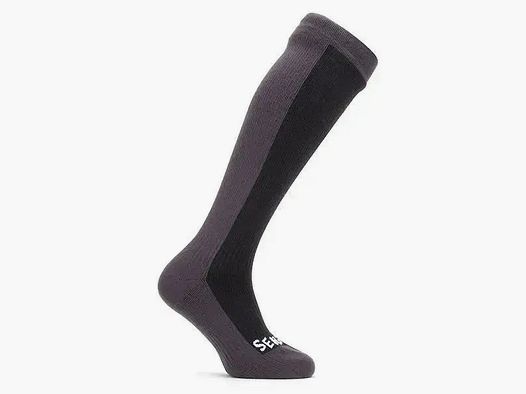 SealSkinz Sealskinz Knielange Socken Worstead schwarz grau - S