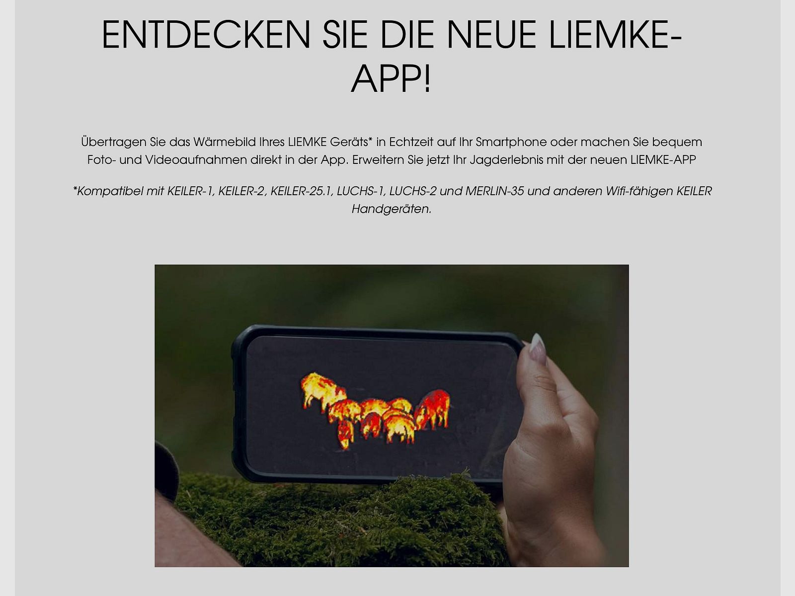 LIEMKE KEILER 25.1 Wärmebildhandgerät 12 μm 1.250 m