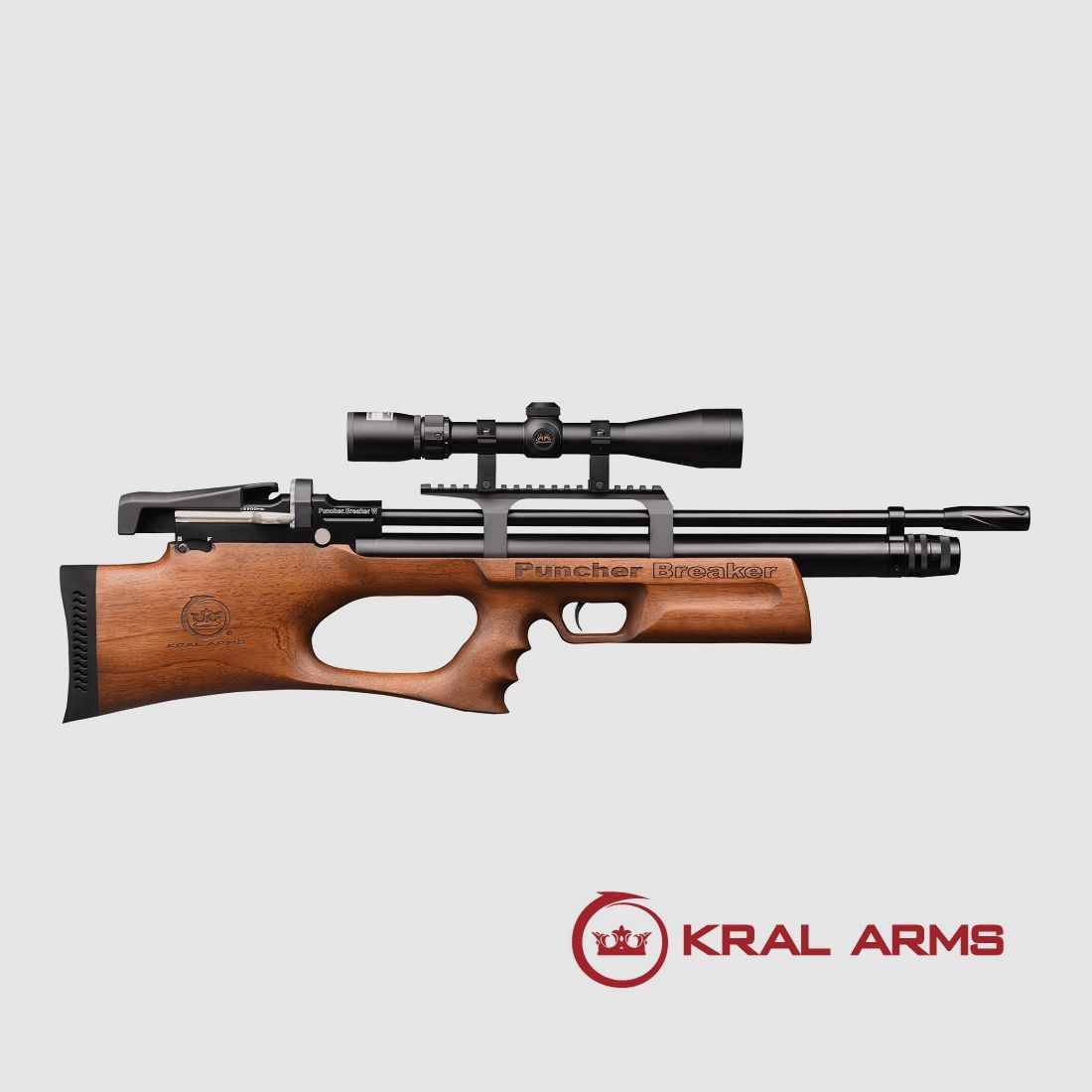 PCP-Karabiner KRAL Breaker. Holz Kal. 6,35 mm – 24 Joule