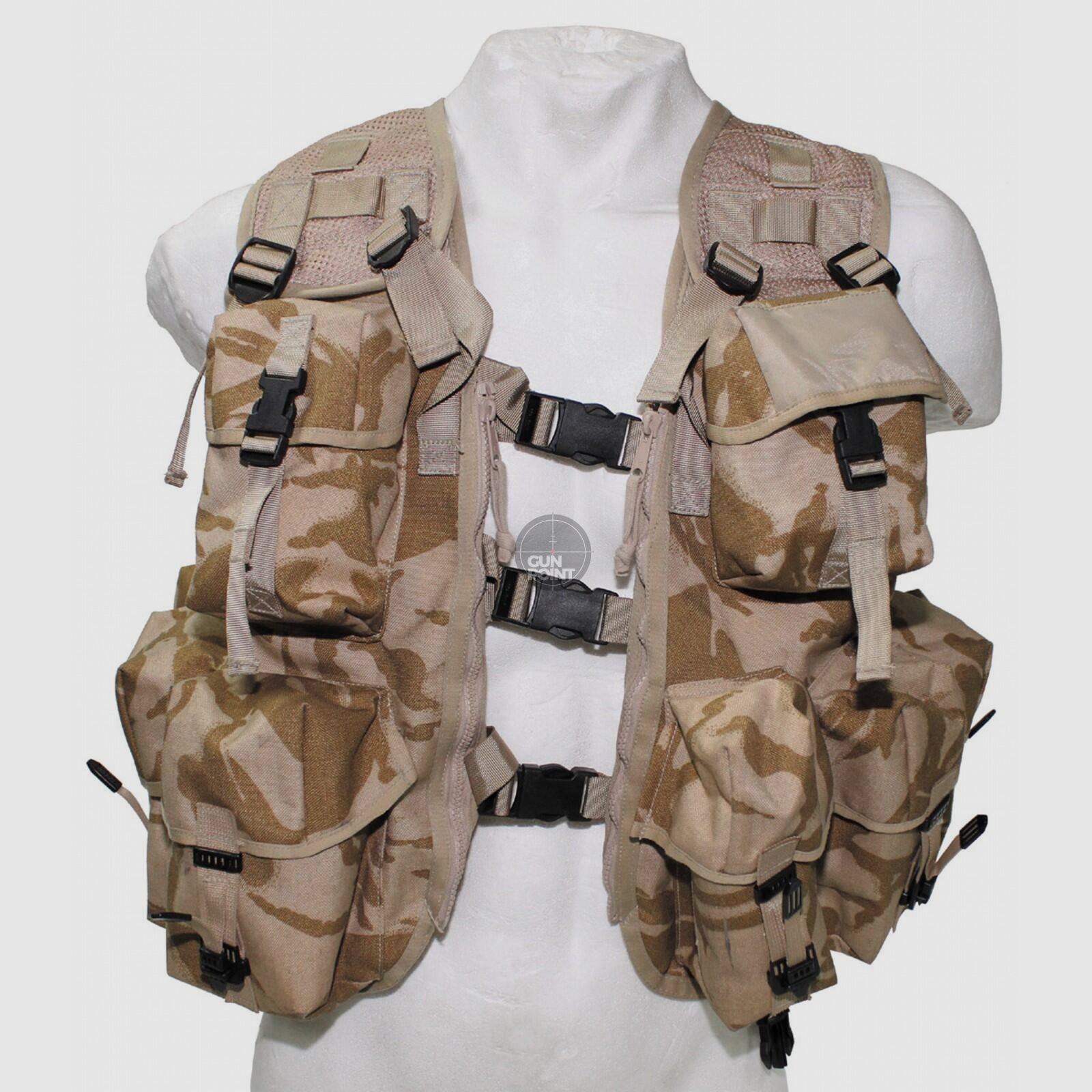 Brit. Tactical Weste,DPM desert, gebr.