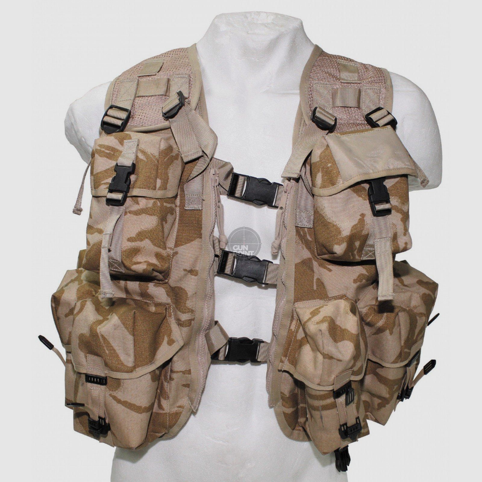 Brit. Tactical Weste,DPM desert, gebr.