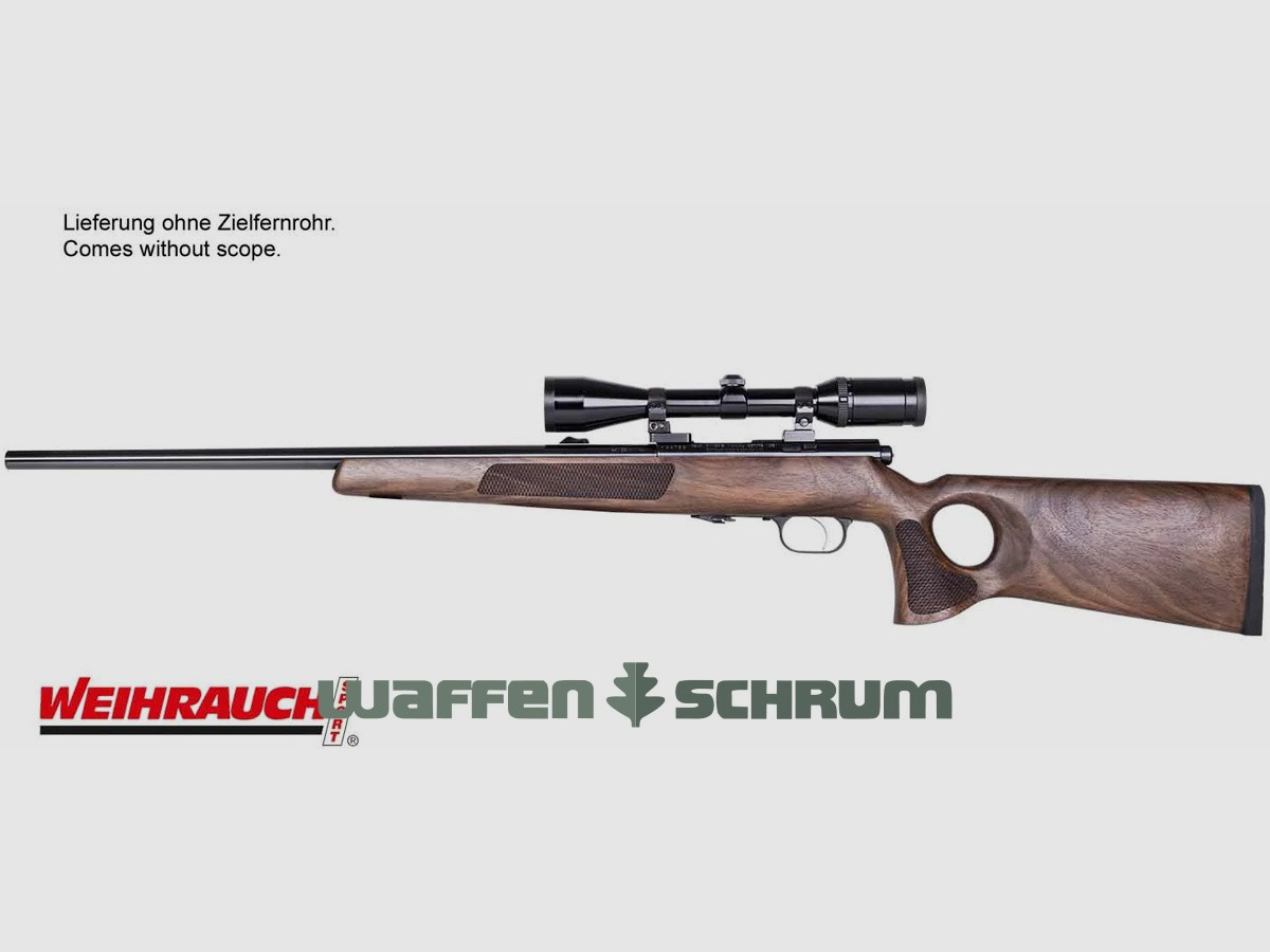 Weihrauch HW 66 Production Thumbhole .17Hornet avec crosse trouée LL51cm / 1/2''20UNF / sans viseur Déclencheur direct 1400g