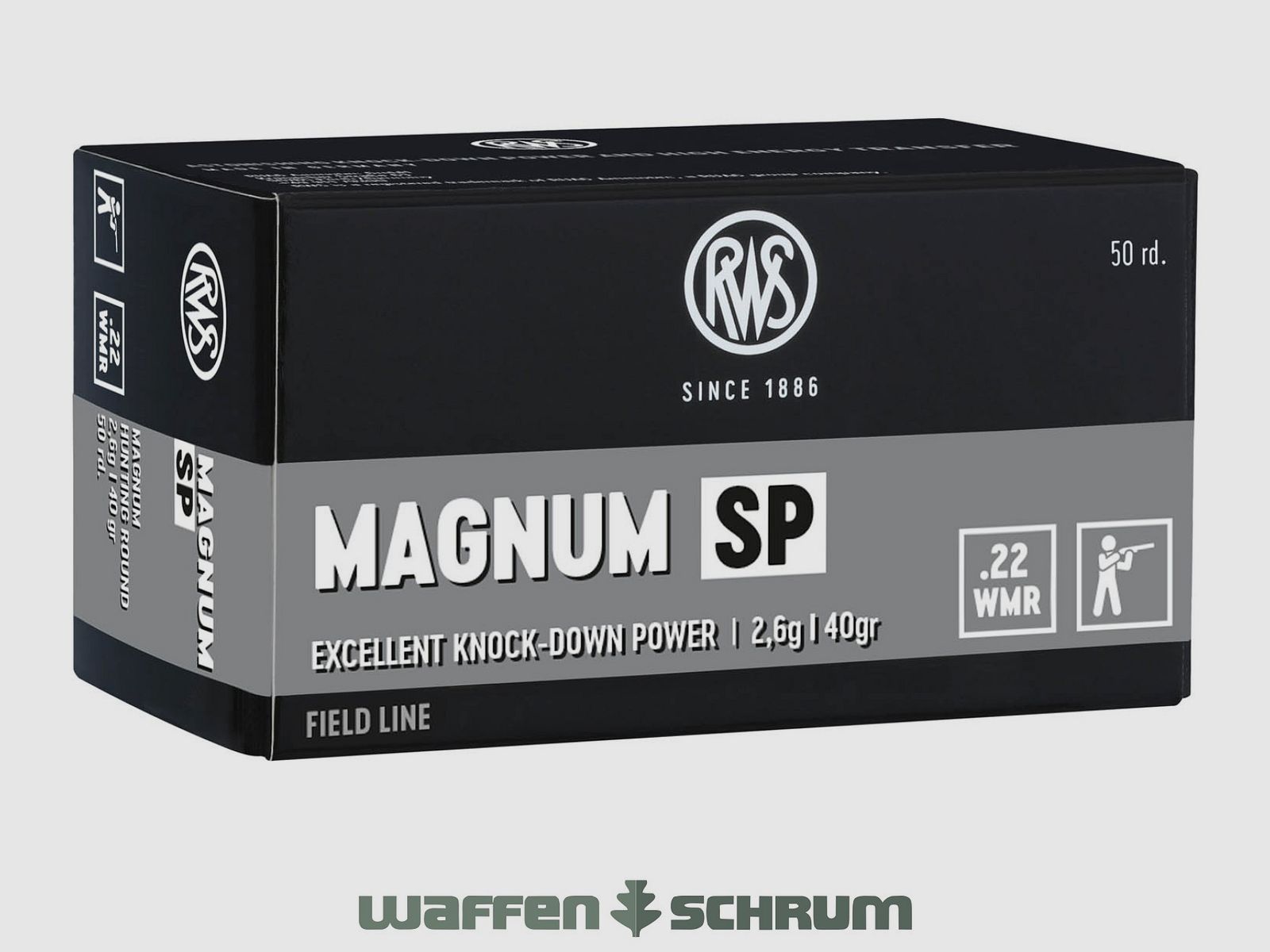 RWS Magnum SP 2.6g - 40gr .22WinMag