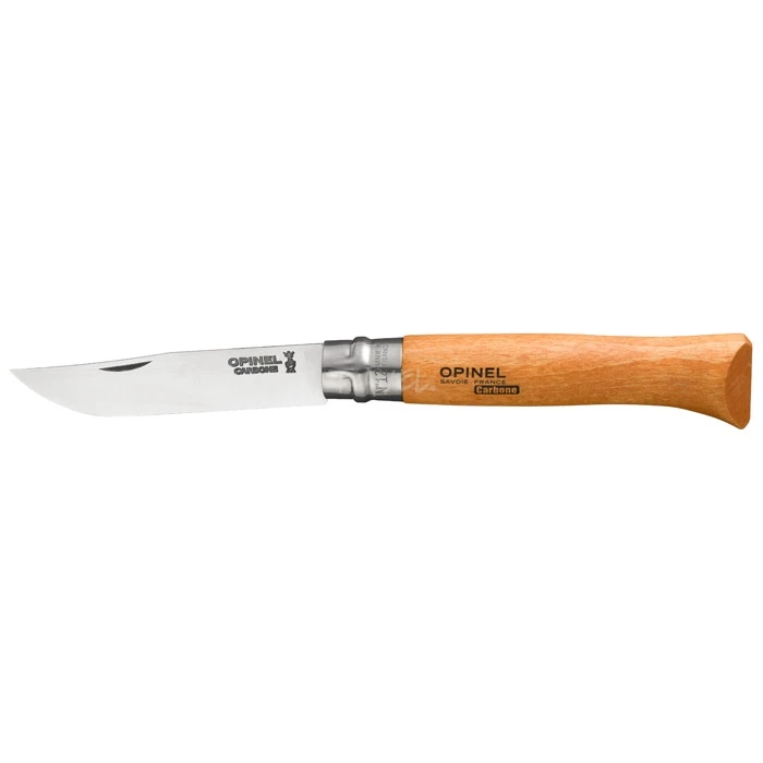 Cuchillo Opinel No.12 de acero al carbono, haya