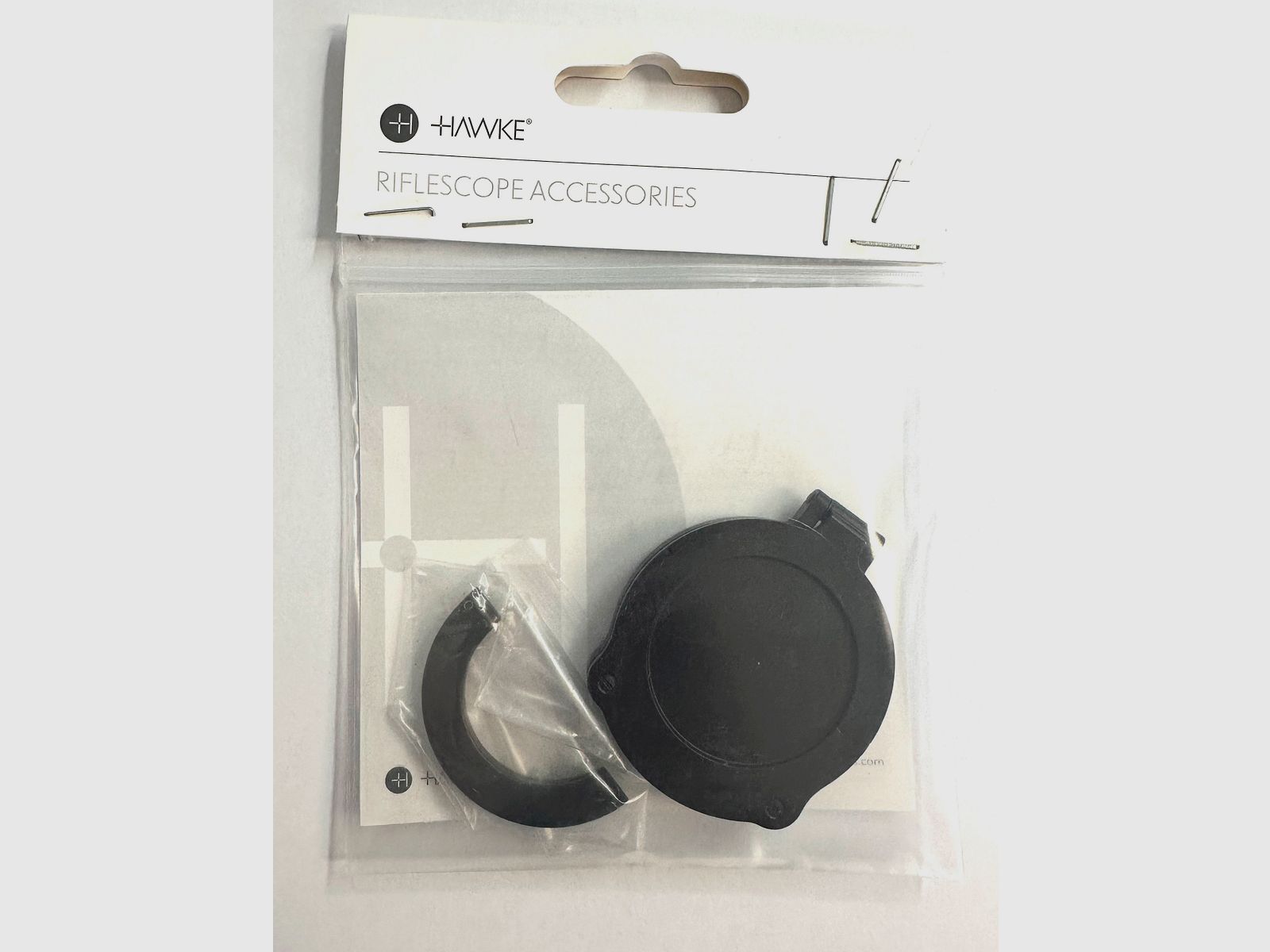 J1907 BWare HAWKE 61005 riflescope flip-up lens cover for 42mm objectives
