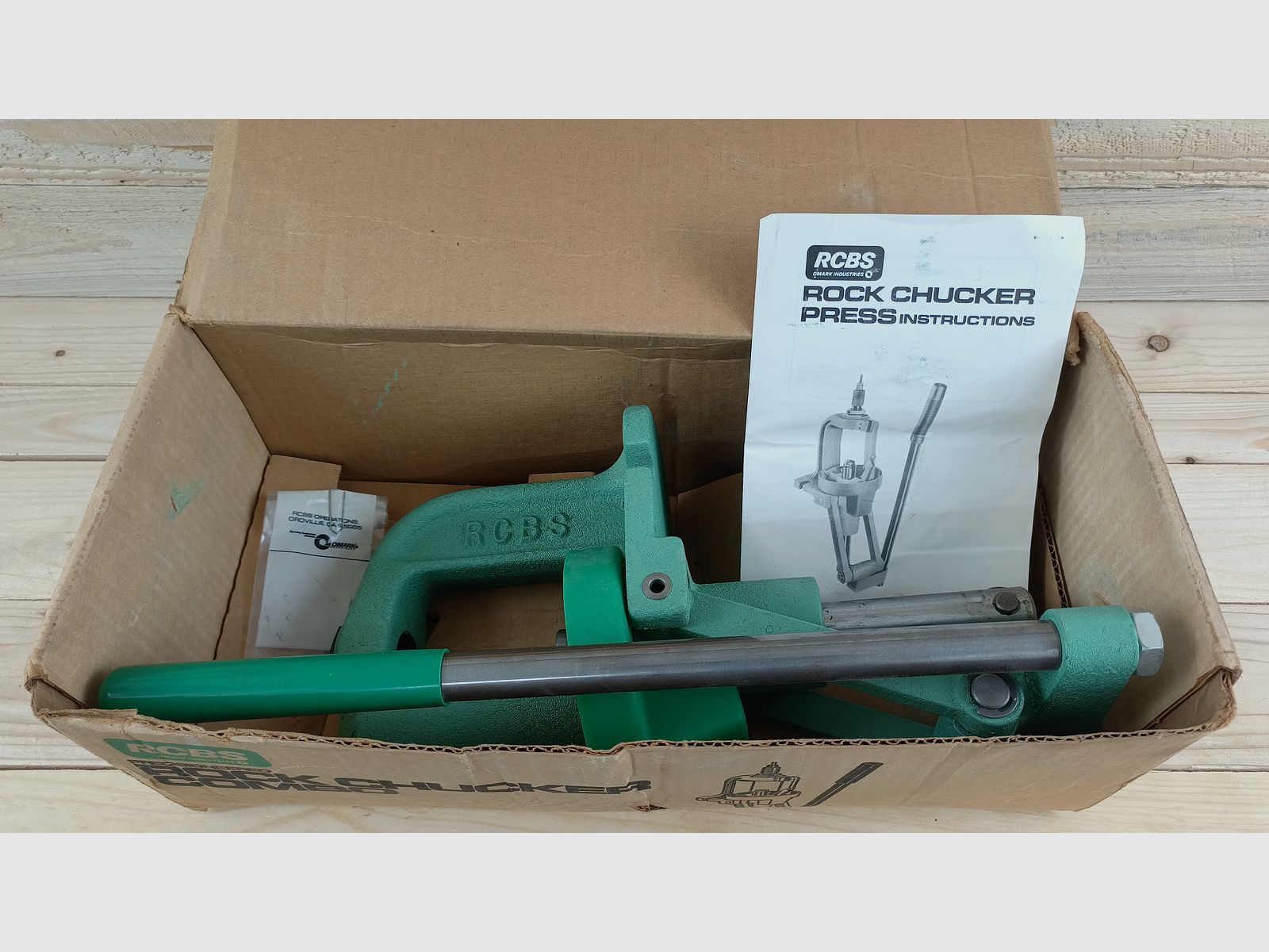 RCBS Set completo Rock Chucker, .357 Magnum e 9mm Luger *set top*