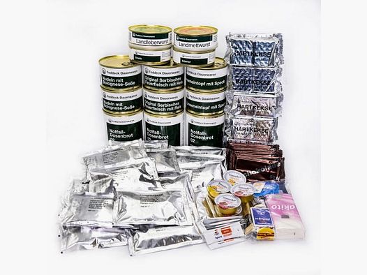 Feddeck Dauerwaren Langzeit Notfallpaket für 10 Tage