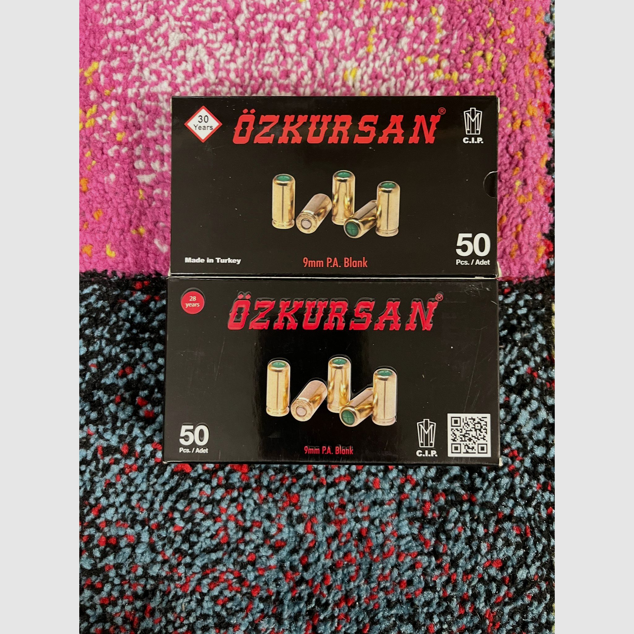 9mm PAK cartuchos de fogueo Özkursan - Coleccionista