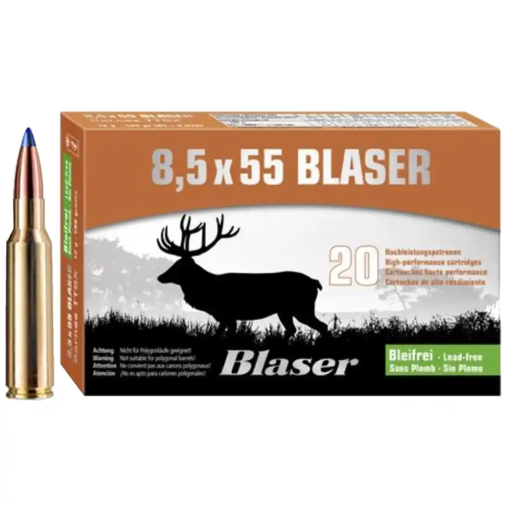 Blaser 8,5×55 Blaser TTSX 10,4g/160grs.