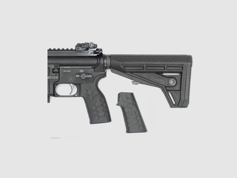 OA-15 PR M9 CORTO, cañón pesado de 12", guardamanos OA MSR de 9,5", seguro a ambos lados, culata OA M4-PR-M9-S