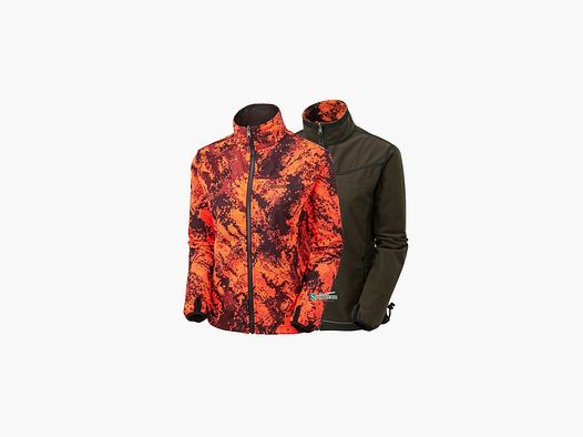 SHOOTERKING Digitex Softshell Damen Blaze Orange Braun