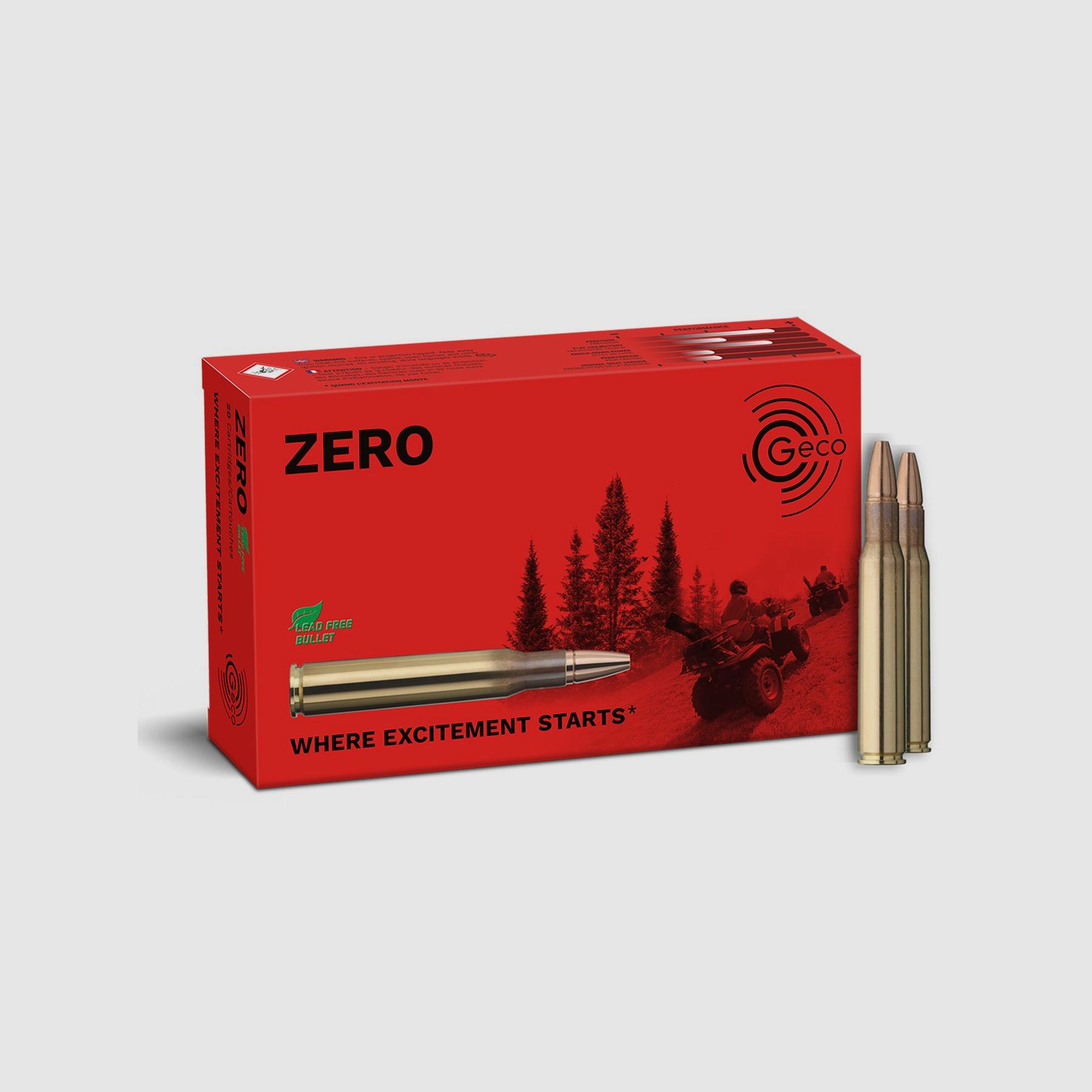 GECO .30-06 ZERO 8,8g Bleifreie Büchsenpatronen