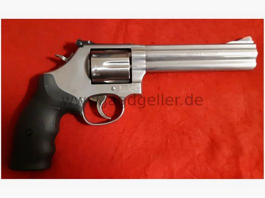 Smith & Wesson S&W Revolver Mod. 686, 6" WO, rotes Rampenkorn, .357Mag