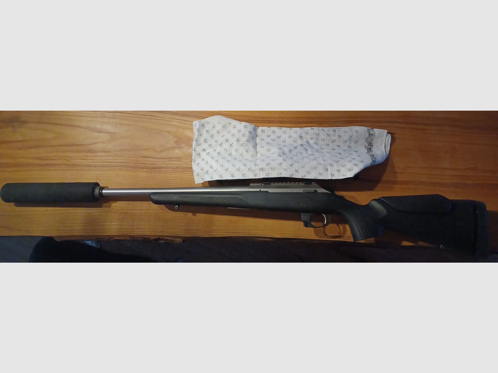 Tikka T3x CTR Edelstahl .Vixen 2.5-10x56 4A Leuchtpunkt Zielfernrohr; u. Schalli