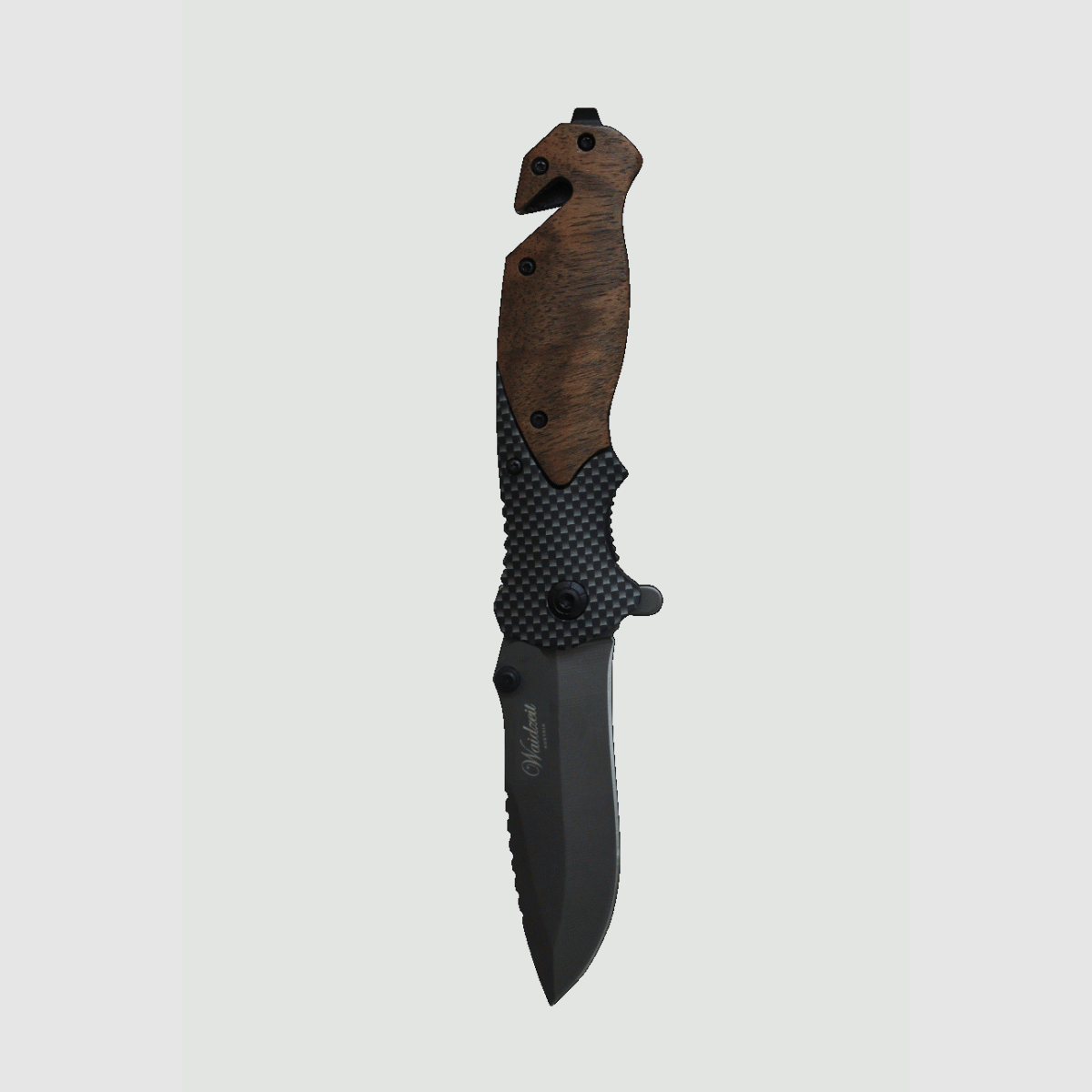 Jagdmesser aus Walnussholz (ungeschliffen)