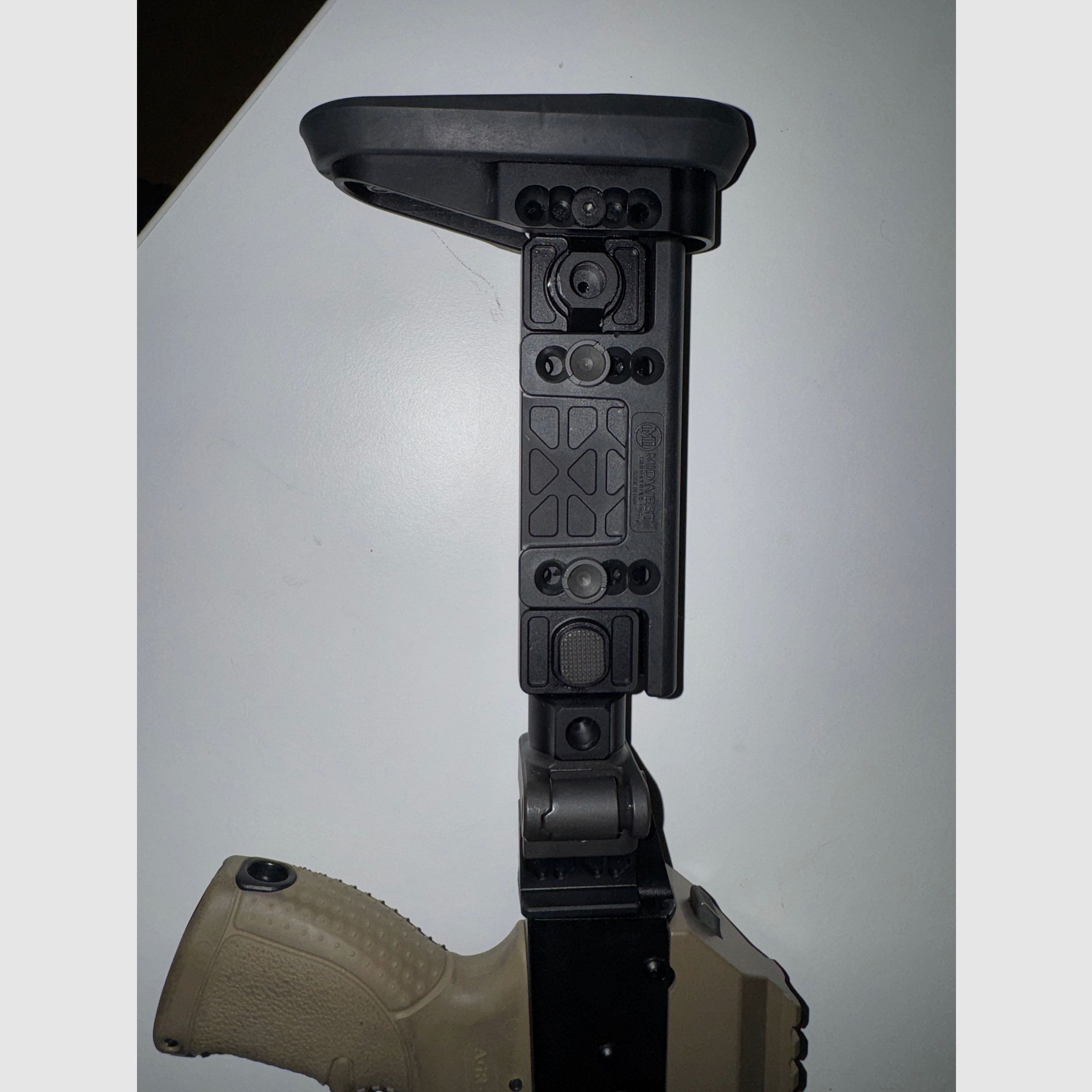 Midwest Industries Alpha Ak Folding Stock + Picatinny Adapter