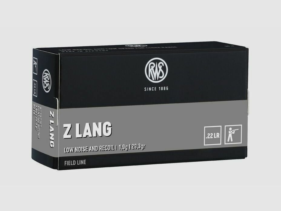 RWS Z Long 1,9g/29grs à 50 .22lr, image 1 sur 2