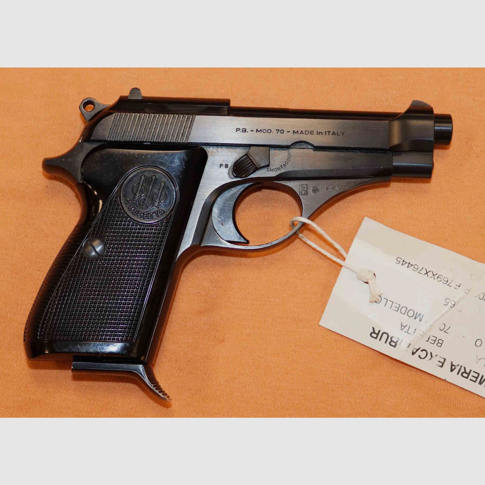 Pistole Beretta Modell 70 Kaliber 7.65, Bild 2 von 4