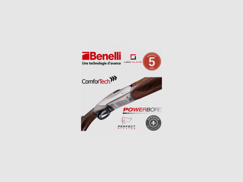 Benelli 828 U Silver Flinte Kal 20/76 Lauf 71cm, Bild 5 von 8