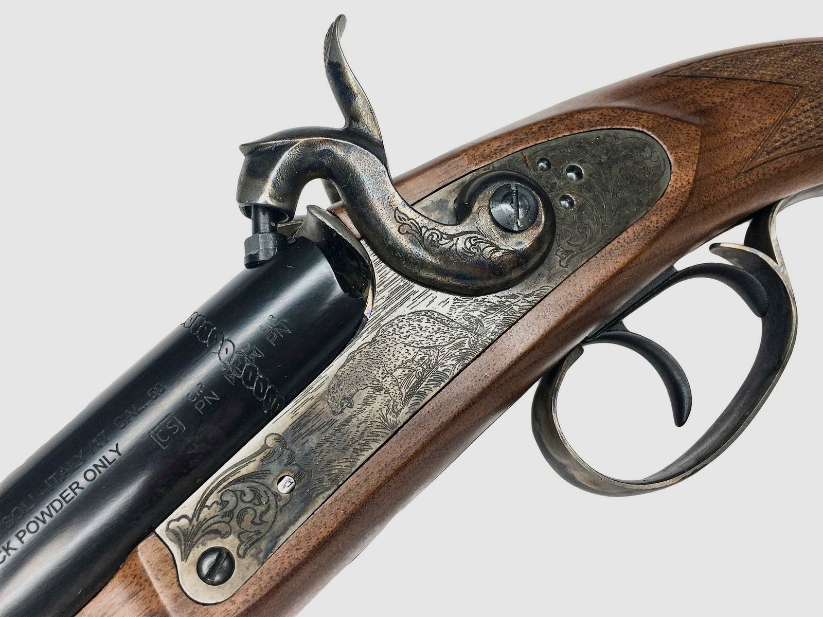 Howdah Hunter-pistool Pedersoli kal. 2x50, afbeelding 3 van 4