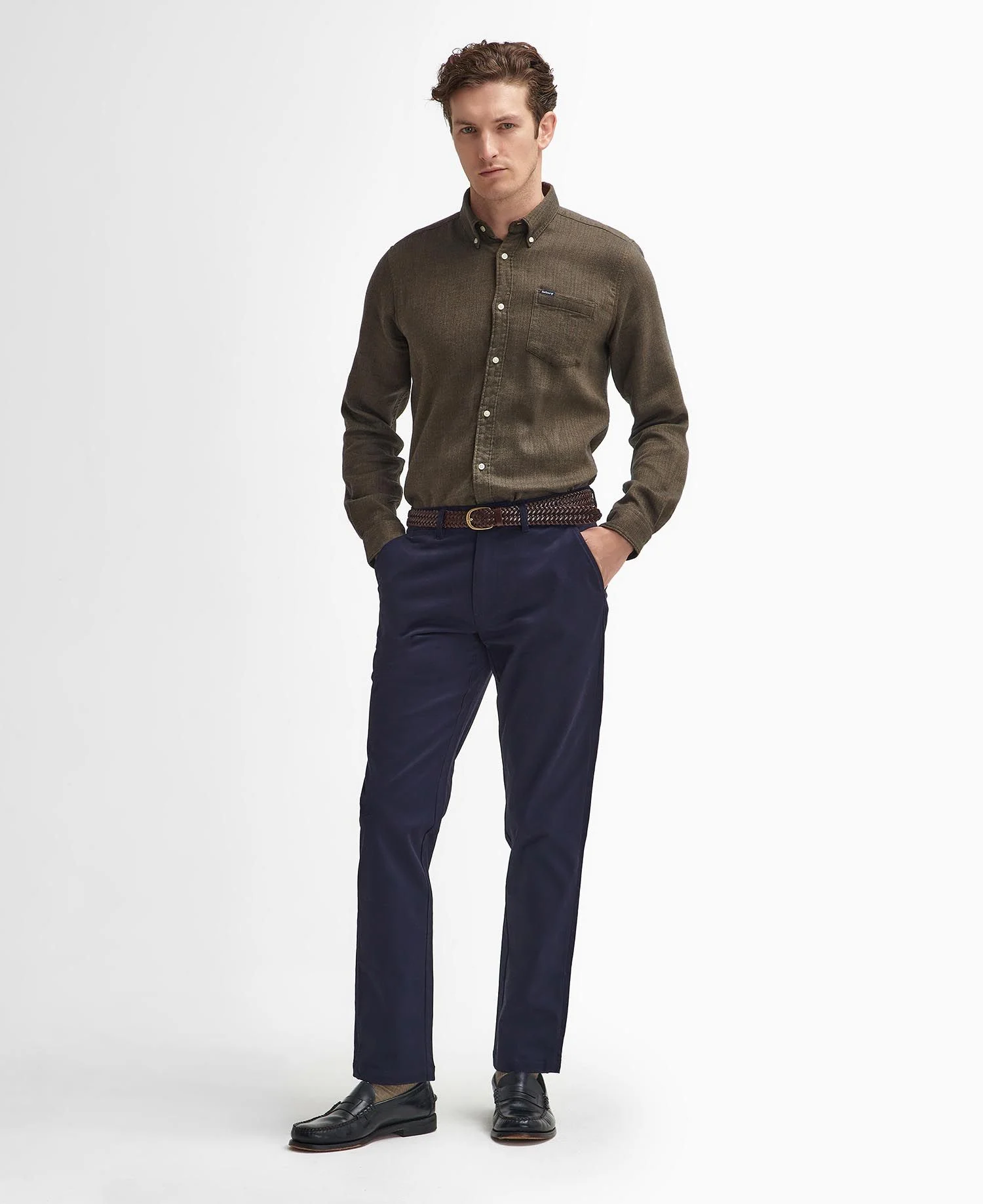 BARBOUR PANTALONES DE SATEEN DE ANTE, imagen 3 de 3