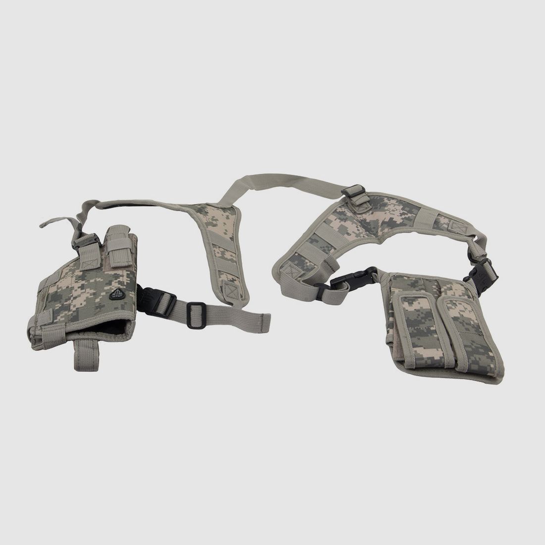 Vartikales Schnellziehholster Formholster Schulterholster UTG fĂĽr Pistolen Magazintaschen Army Digital AusfĂĽhrung