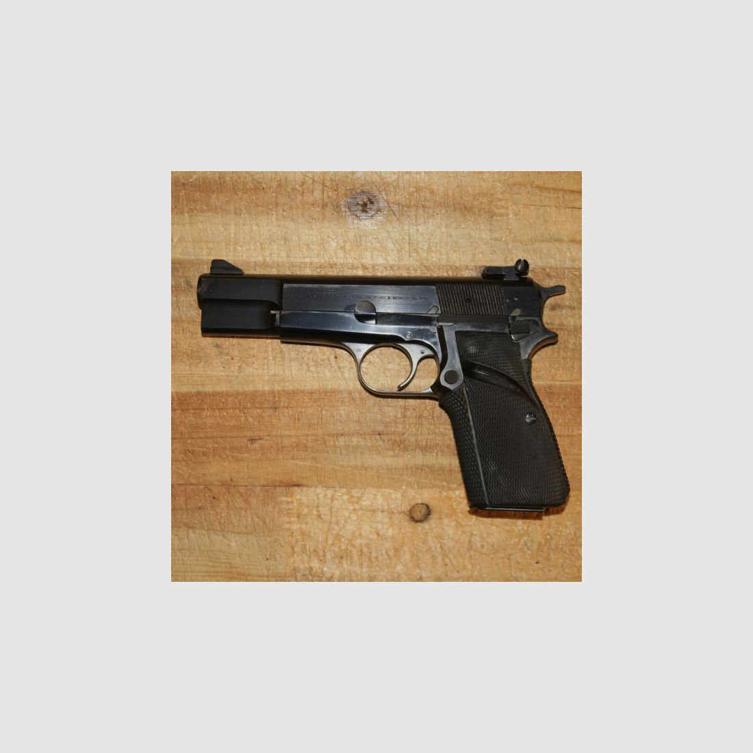 original FN BROWNING BELGIAN HI POWER HP Kal. 9mm PISTOLE "SIGNATURE MODEL" high-power colt sig