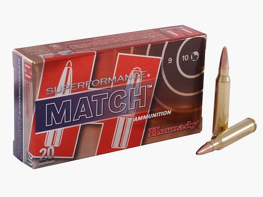 Hornady Superformance Match .223 Rem. 75GR BTHP Match 20 Patronen