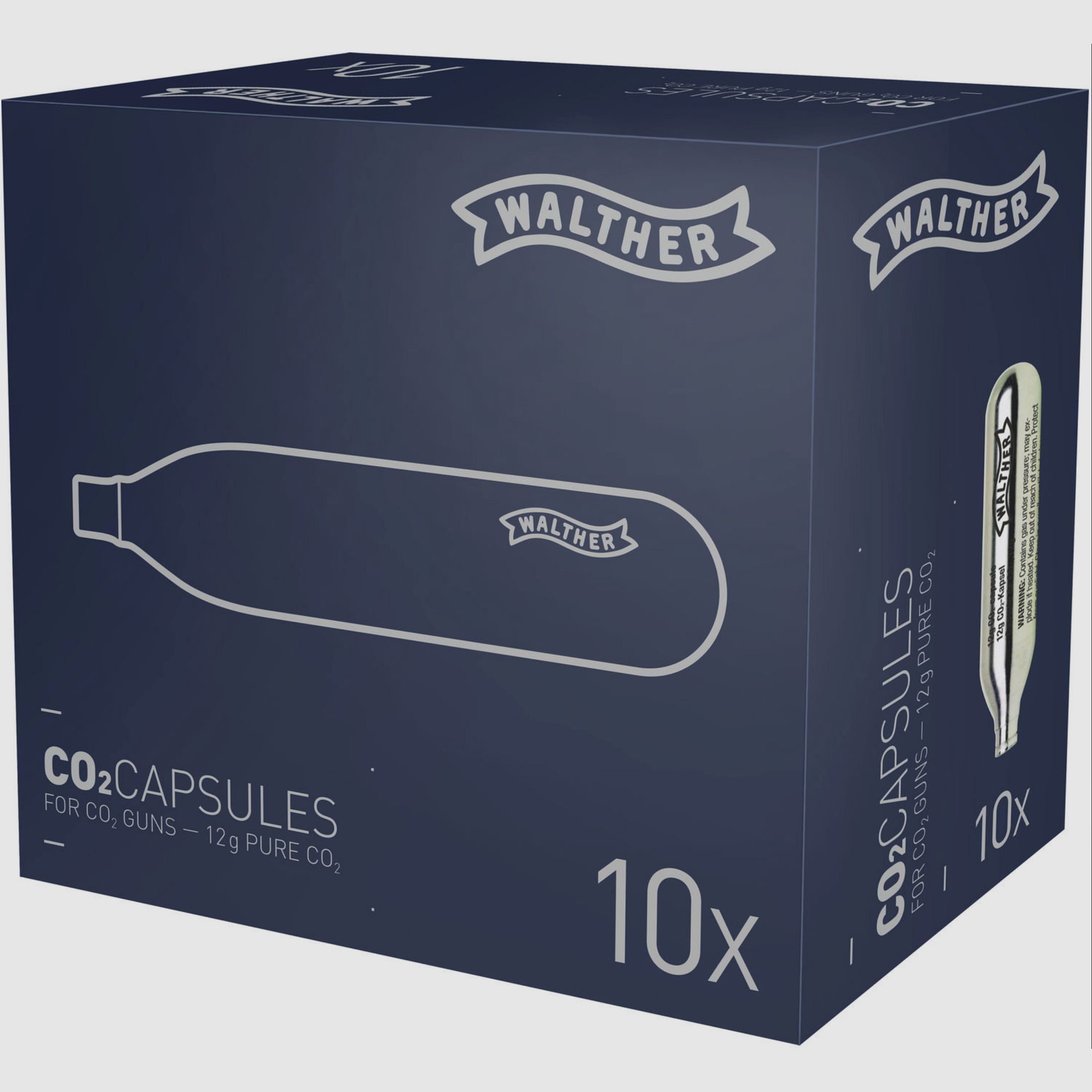 Umarex 4.1682-1 Walther 12g CO2 Kapseln 10 St.