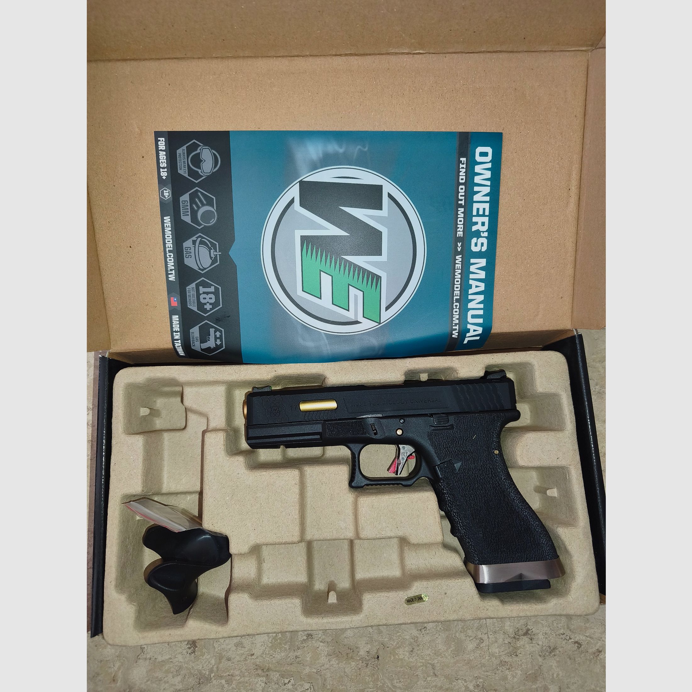 WE G-Force 17 6mm GBB Airsoft, Bild 10 von 10