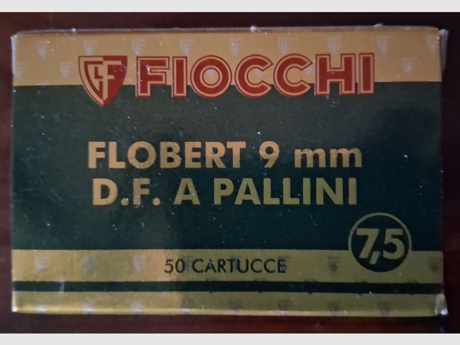 FIOCCHI Flobert 9mm Shots D.F. APALLINI 50 sztuk w opakowaniu N°7,5 - 2,4mm