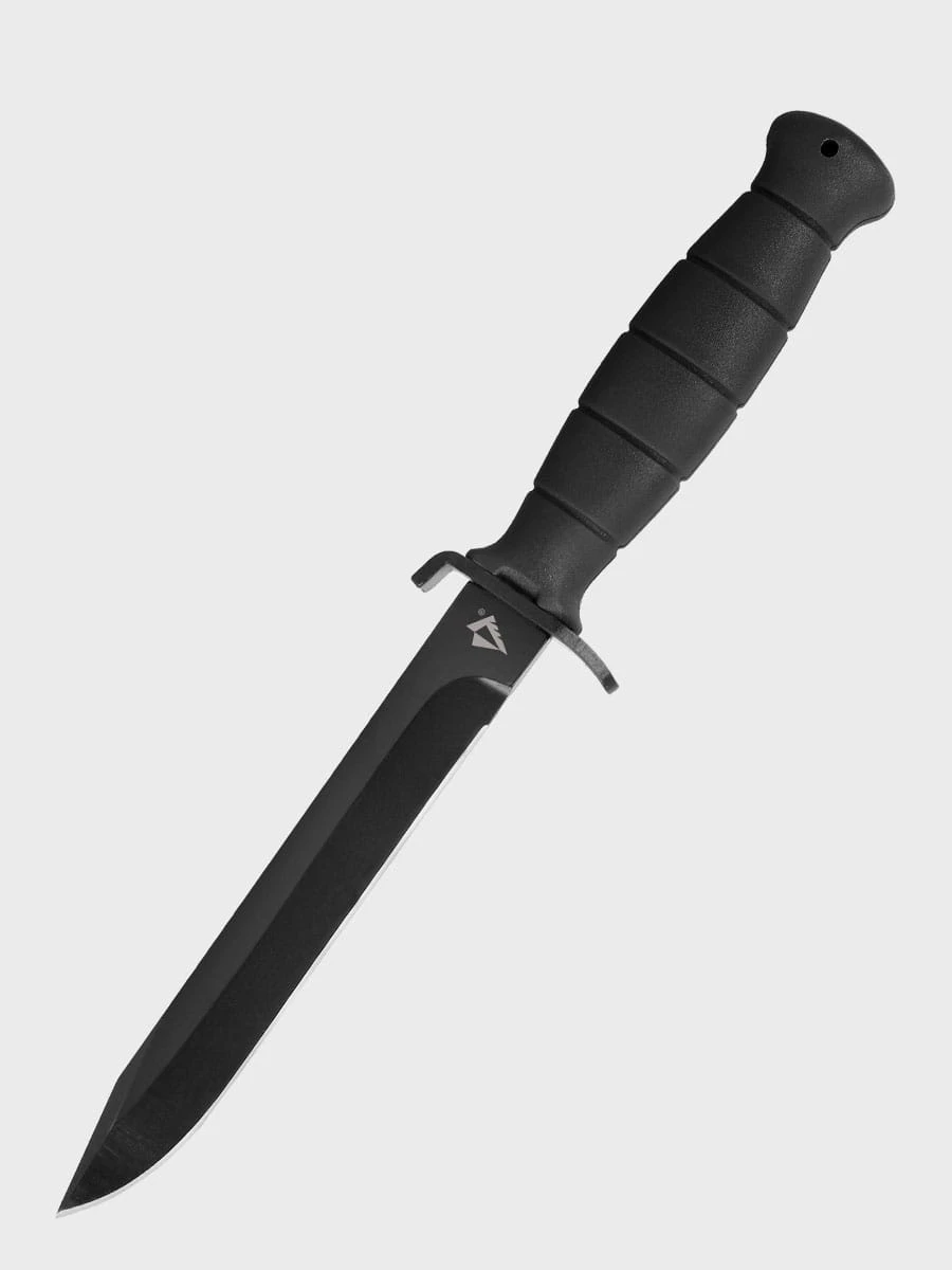 Dominator-Messer, Modell GLOCK FM78, schwarz, glatte Klinge