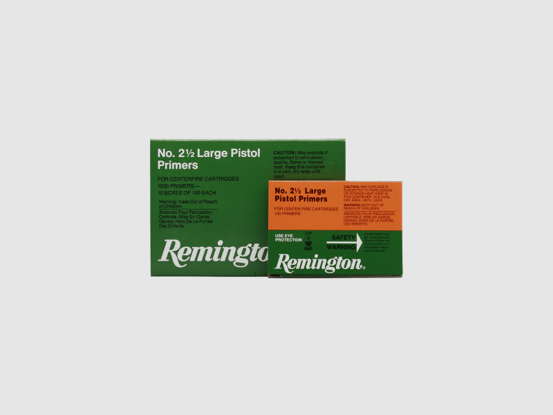 Remington Large Pistol Primers No. 2 1/2