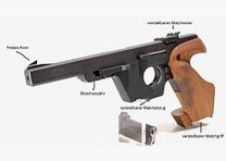 Walther Armi Sportive e per Forze dell'Ordine Walther GSP Pistola Sportiva Cal 22 L.R. usata (Anno 73)