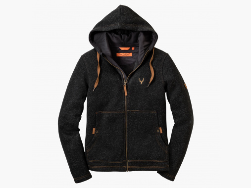 OS Trachten Women's Knit-Fleece Jacket (anthracite) | 42