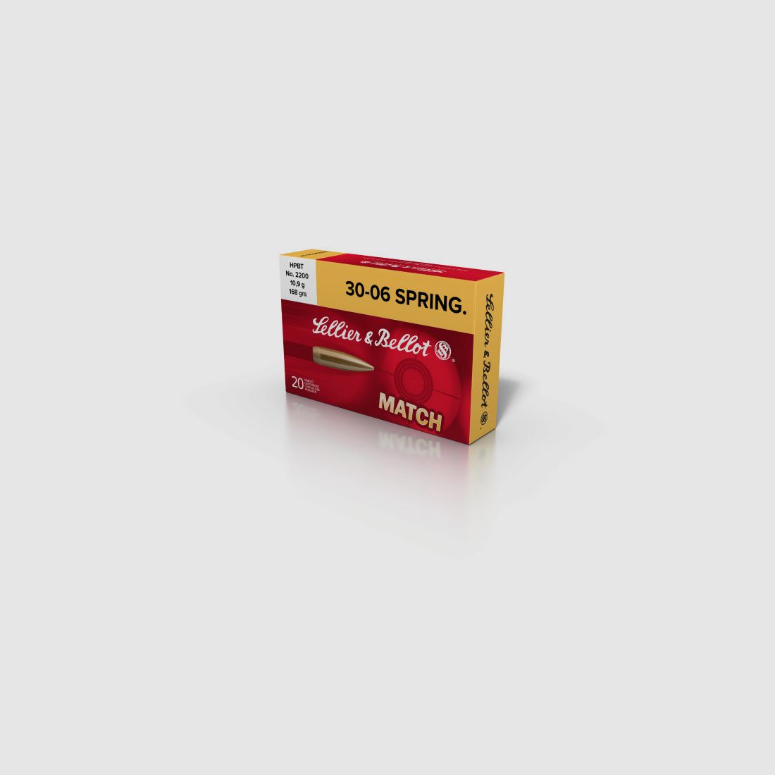 BOX MIT 20 PATRONEN SELLIER & BELLOT CAL.30-06SPRG HPBT