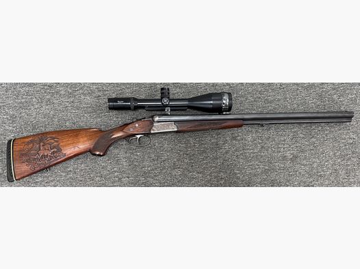 Suhler Drilling .30-06 & .22 Hornet & 12/70 mit Kahles 3-12x56 mit Nachtleuchtpunkt