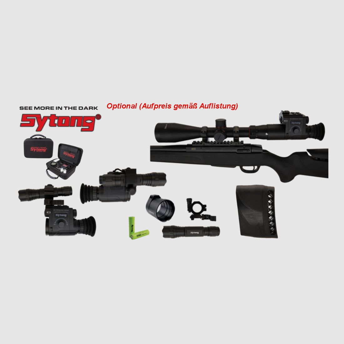 Complete package: Burner BR20 B&H Prohunter Flex stock with double adjustment including Leica 2.5-15x56 (Item No.: BR20PHFP3) Financing possible